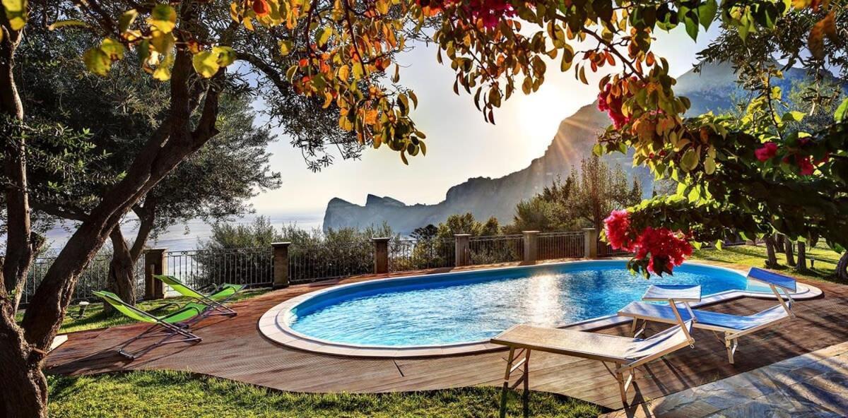 Relais Mamma Mia Sea Views Pool & Terraces Villa Massa Lubrense Kültér fotó